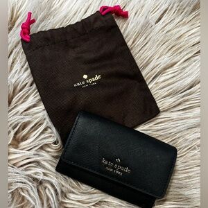 NWOT Kate Spade Black Card Holder